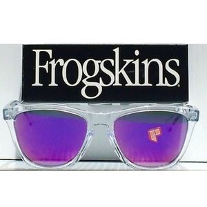Oakley Frogskin Clear Crystal Sunglasses